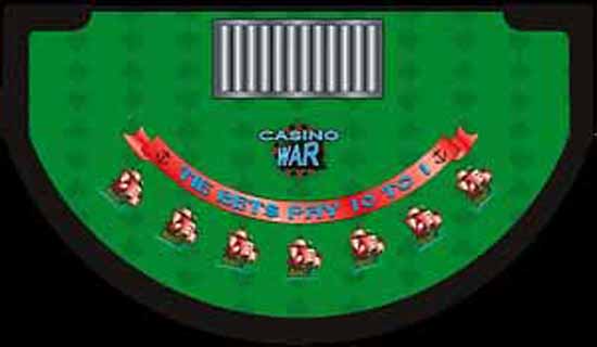 Casino party casino war table