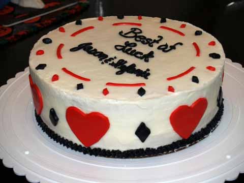 bachelor-bachelorette casino party cake