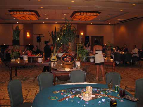 Casino Night Wedding Reception