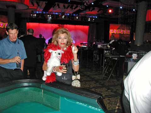 Casino Tables at halloween-casino-night Party