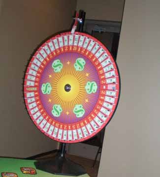 Big 6 money wheel for rent