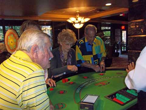 Senior Center Casino Party Event