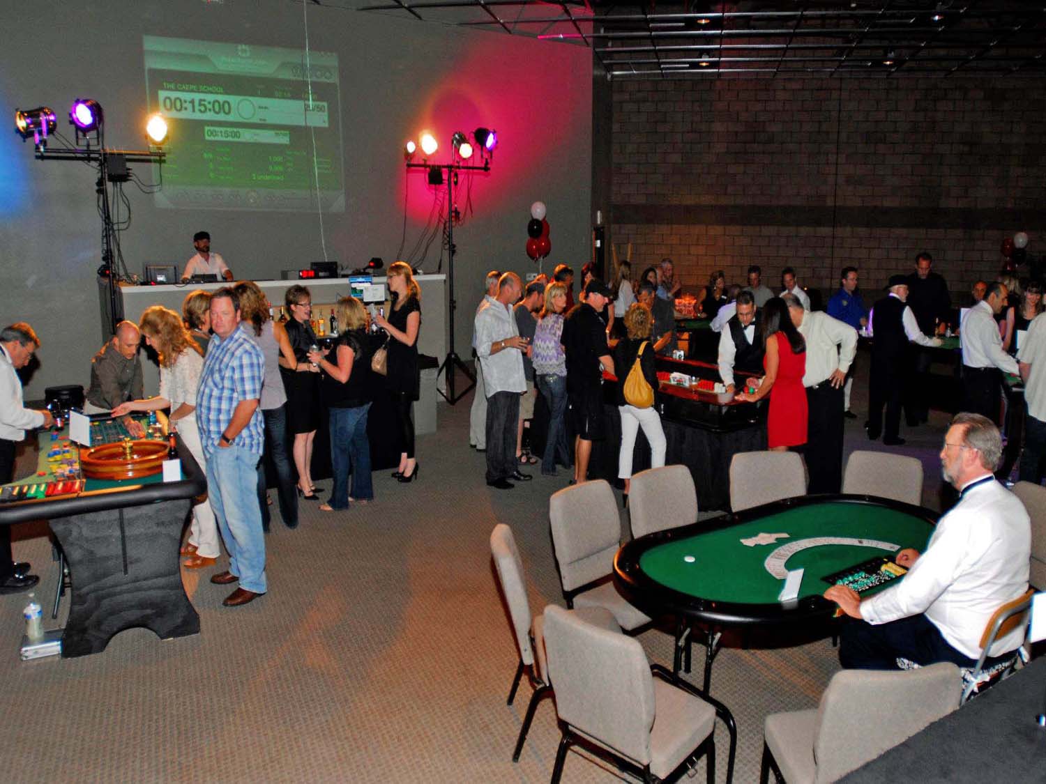 Caepe School charity casino fundraiser