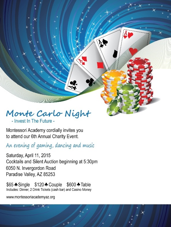 Montessori Academy 6th annual casino night fundraiser